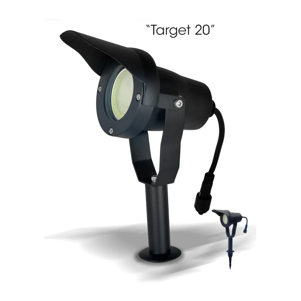 Projecteur Noir Alu TARGET 20 - 6,5W - 3000°K